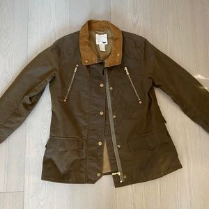 Levis Army Green Waxed Cotton Jacket.